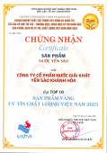 Top 10 Sản phẩm Dịch vụ vàng uy tín chất lượng Việt Nam năm 2025 (nước yến)