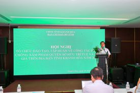 TẬP HUẤN CÔNG TÁC PHÒNG, CHỐNG XÂM PHẠM QUYỀN SỞ HỮU TRÍ TUỆ VÀ HÀNG GIẢ