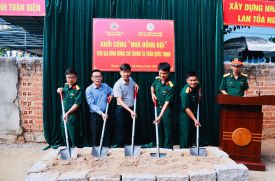 YẾN SÀO KHÁNH HOÀ HỖ TRỢ XÂY DỰNG “NHÀ ĐỒNG ĐỘI” ẤM TÌNH QUÂN DÂN