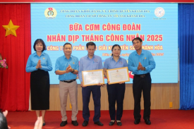 Bữa cơm Công đoàn: Mang niềm vui đến với người lao động Yến sào Khánh Hoà