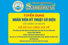 CÔNG TY CỔ PHẦN NƯỚC GIẢI KHÁT YẾN SÀO KHÁNH HÒA TUYỂN DỤNG