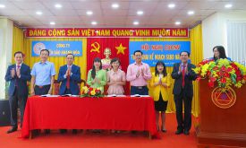 Yến sào Khánh Hòa Sanest Sanvinest tổ chức hội nghị triển khai kế hoạch sản xuất kinh doanh và ký giao ước thi đua năm 2023