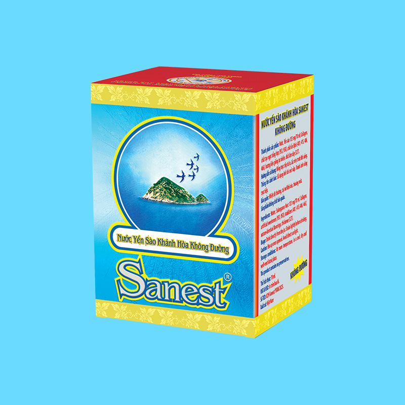 Nước Yến sào Khánh Hòa Sanest không đường hộp 1 lọ 70ml - S029