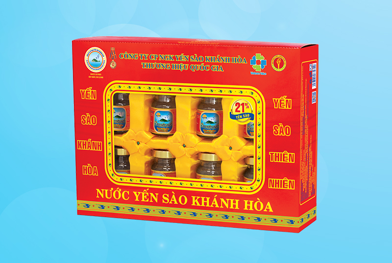 Nước Yến sào Sanvinest Khánh Hòa hộp 8 lọ 70ml - S101H8