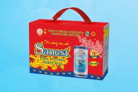 Nước Yến sào Khánh Hòa Sanest không đường thùng 24 lon 190ml - S003T24