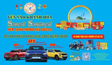 Chương trình khuyến mại Yến sào Khánh Hòa Sanest Sanvinest, niềm tự hào thương hiệu quốc gia